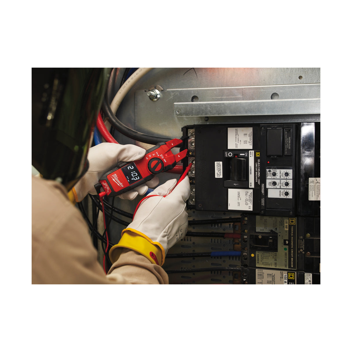Milwaukee 2205-40 Afme aparat de măsură cu fălci pentru electricieni 4933416972