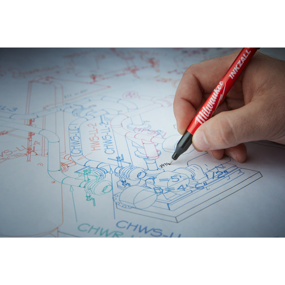 Marker cu vârf fin INKZALL™ Milwaukee