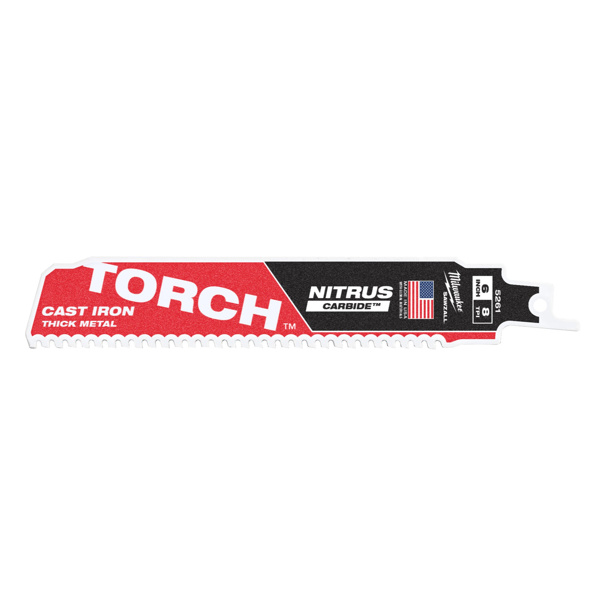 Metal: Pânze Heavy duty TORCH™ NITRUS CARBIDE™ Milwaukee