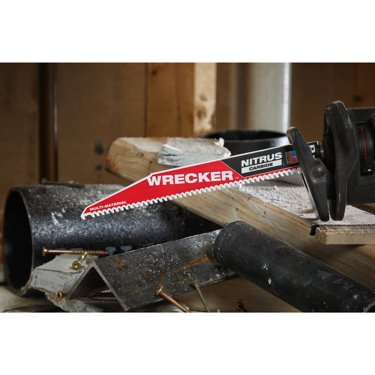 Pânze Multi Material: WRECKER™ cu NITRUS CARBIDE™ Milwaukee