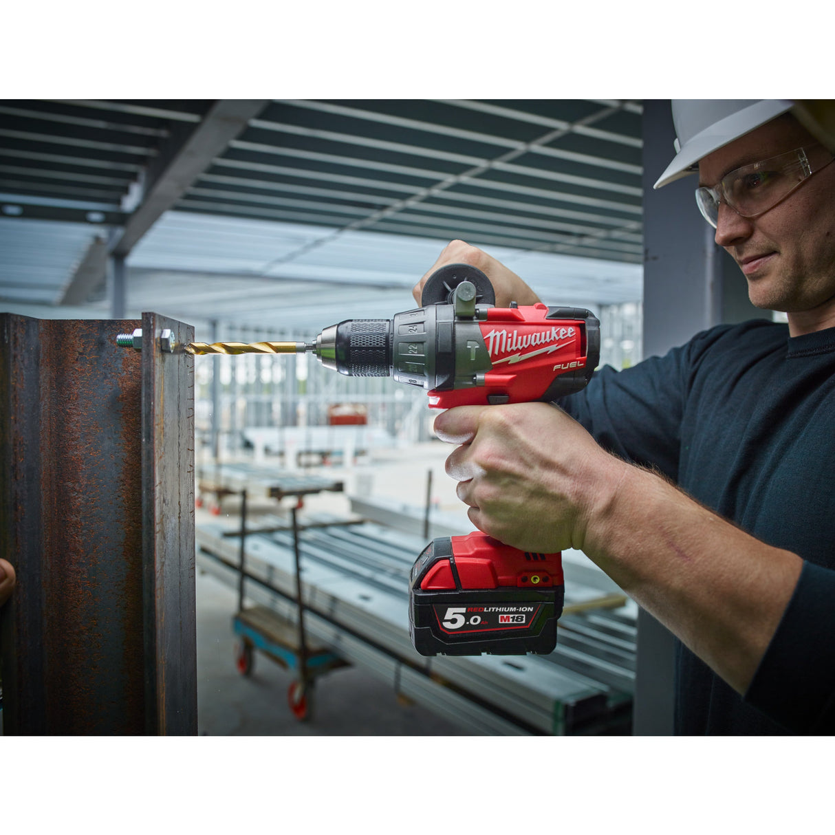 RED HEX - Burghie SHOCKWAVE™ HSS-Ground Titan pentru metal Milwaukee