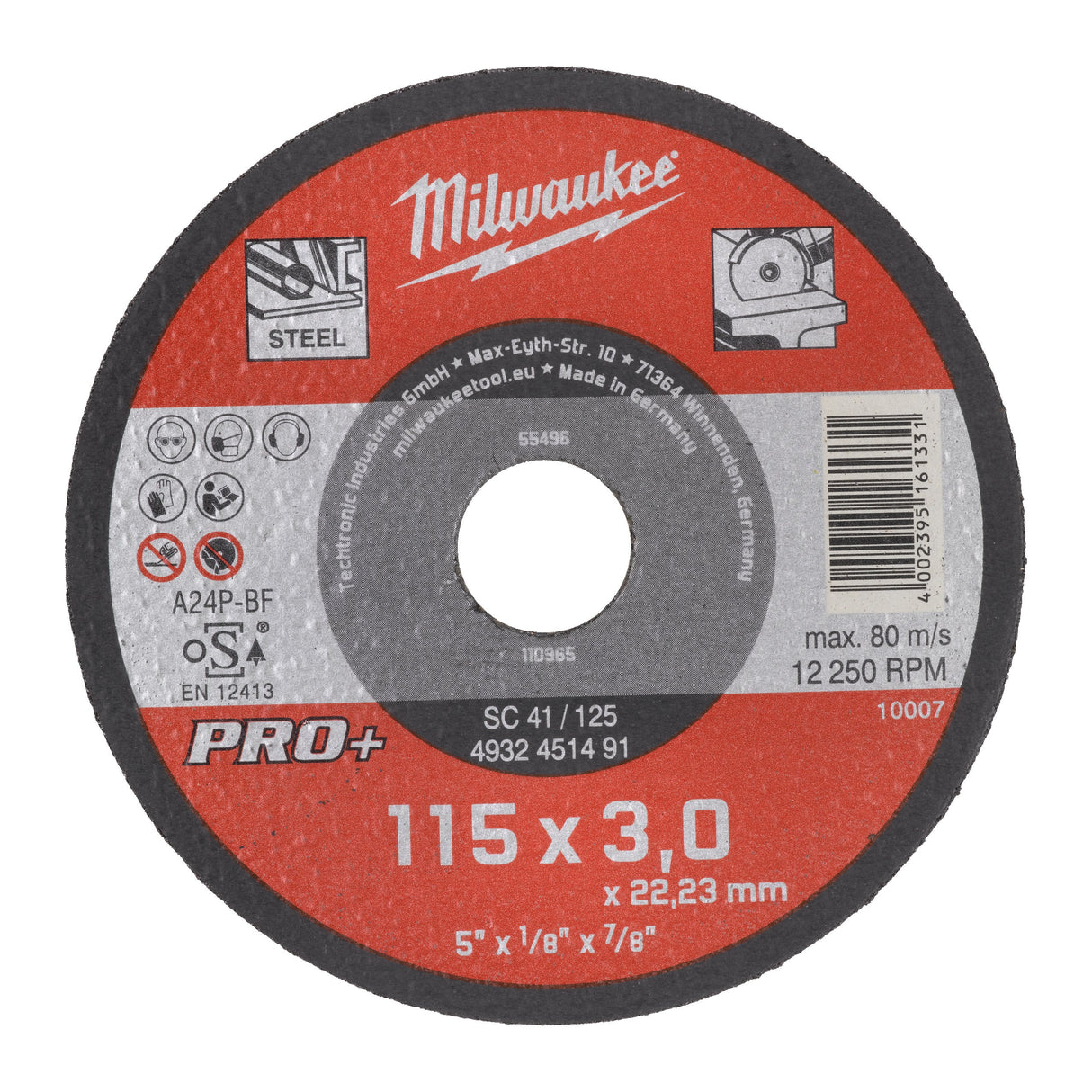 Discuri PRO+ pentru debitare metal Milwaukee