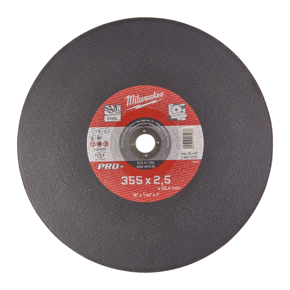 Milwaukee Disc pentru metal 355x2,5 pro+  4932451505
