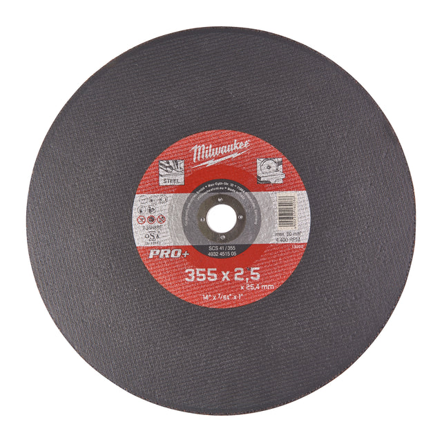 Milwaukee Disc pentru metal 355x2,5 pro+  4932451505