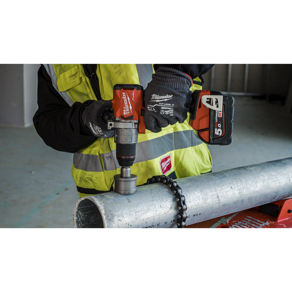Carote oțel inoxidabil TCT Milwaukee