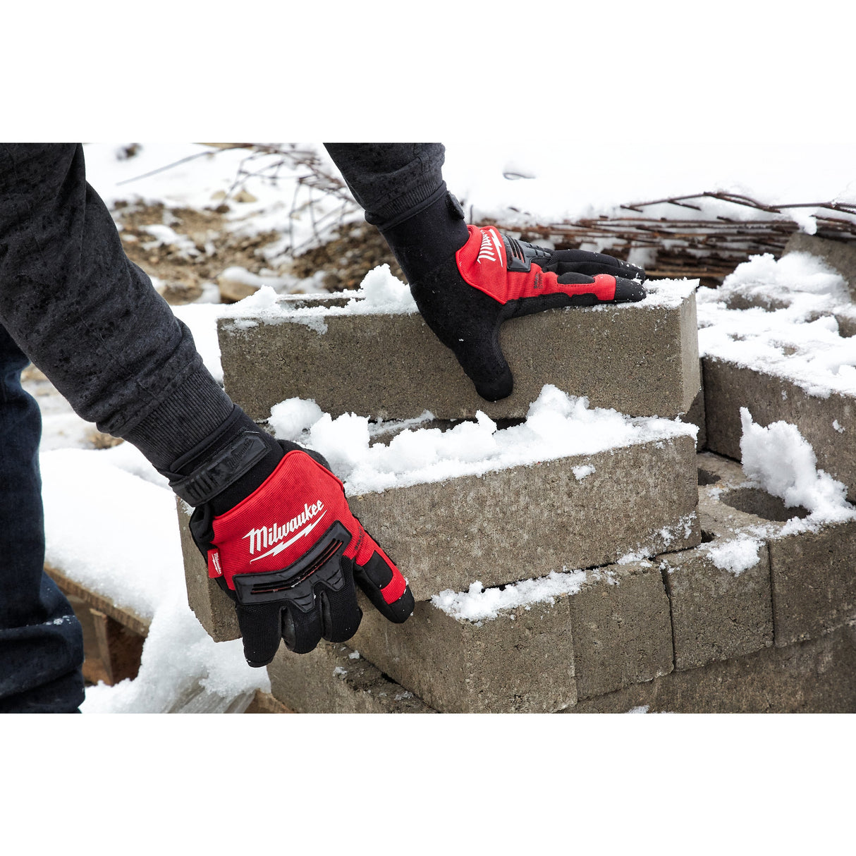 Mănuși iarnă - lucrări demolare Milwaukee
