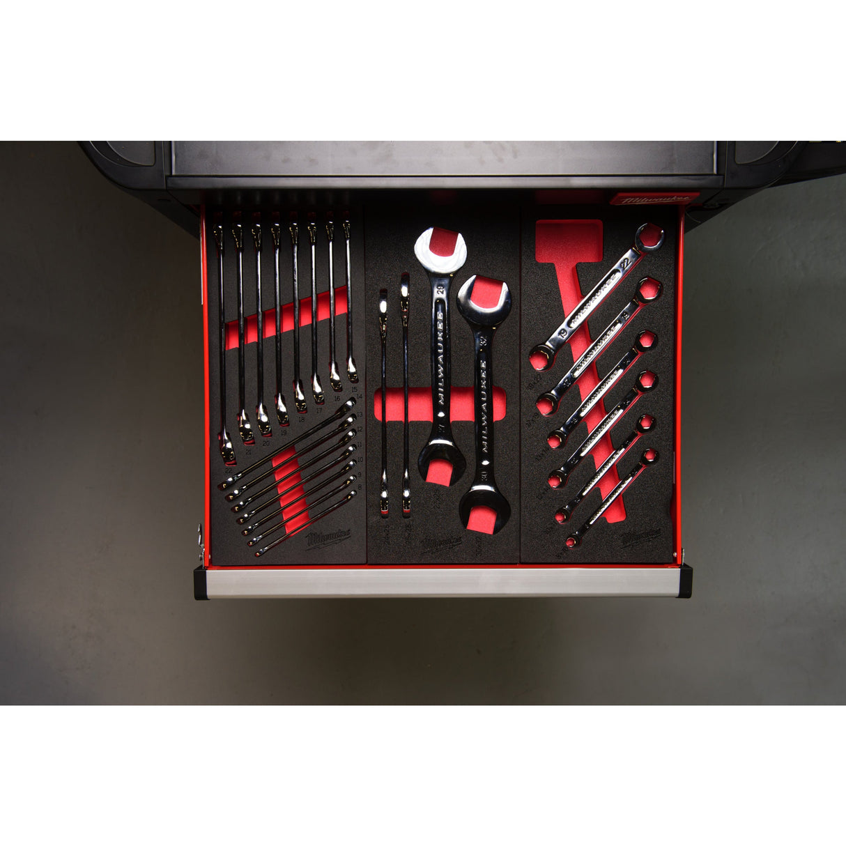 Set inserție spumă chei combinate cu clichet MAX BITE™ Milwaukee