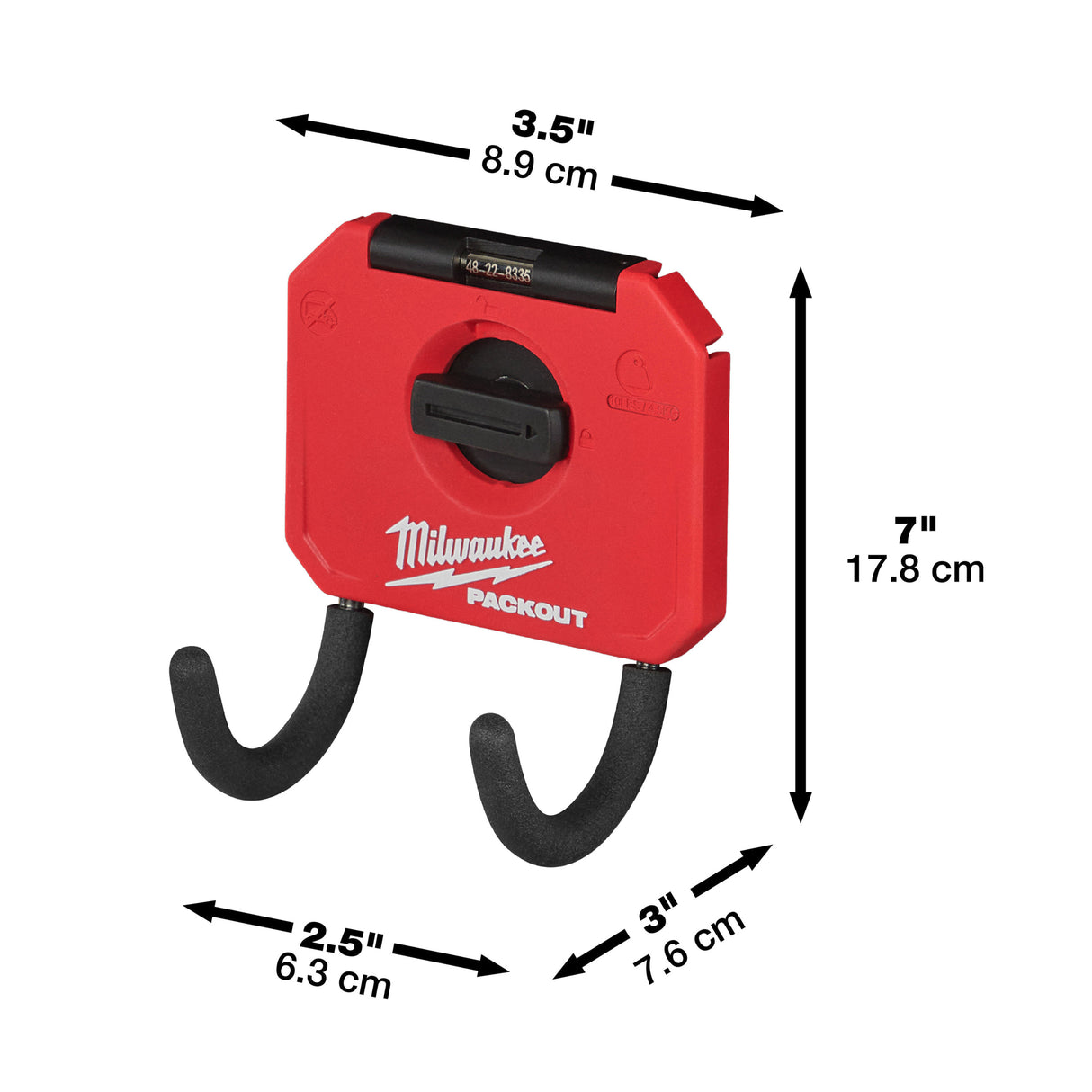 Milwaukee Cârlig PACKOUT™ mic curbat  4932480705