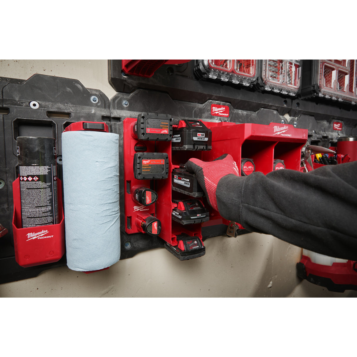 Milwaukee Suport PACKOUT™ pentru acumulator M18 4932480709