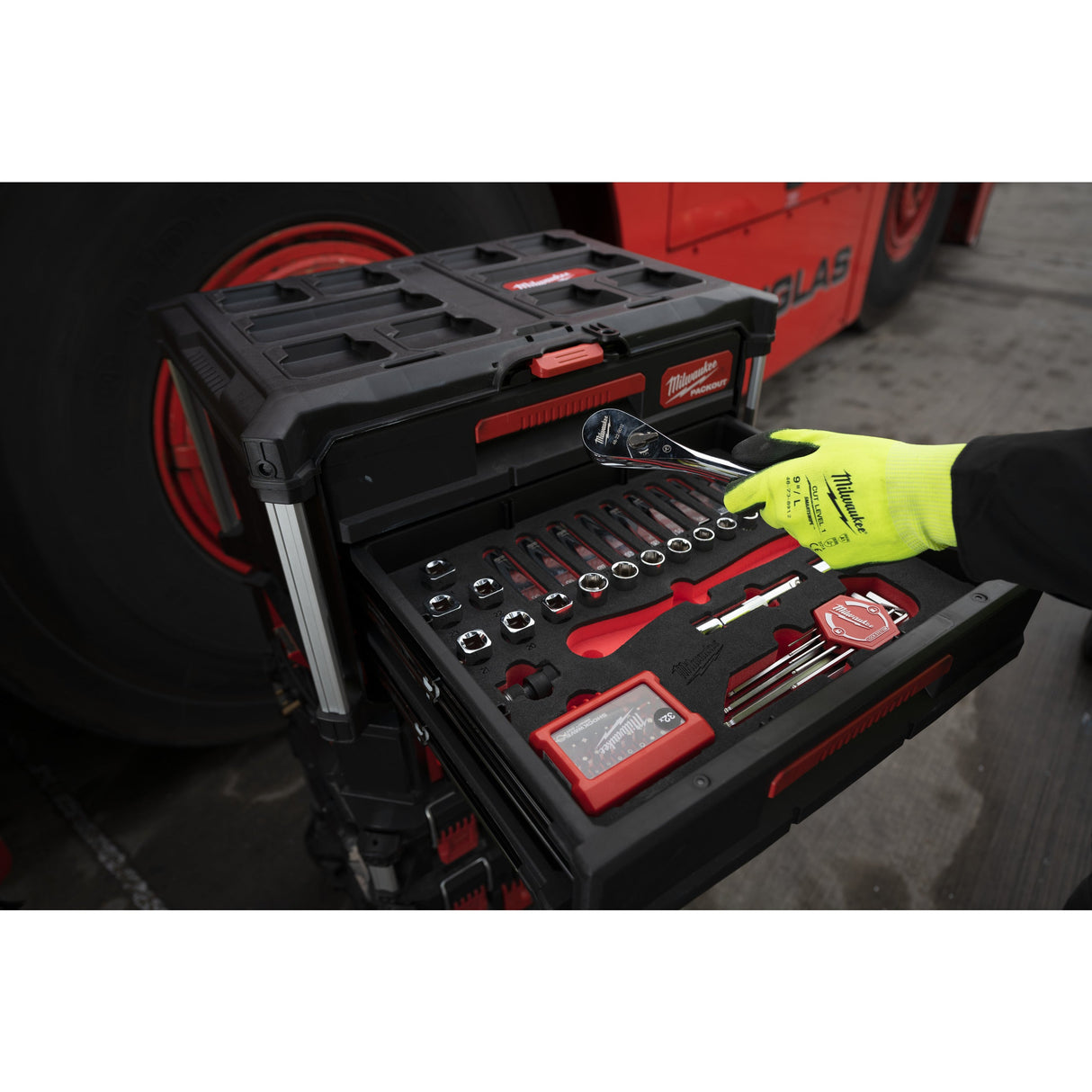 Set inserție spumă antrenor și tubulare pentru cutia cu sertare PACKOUT™ Milwaukee