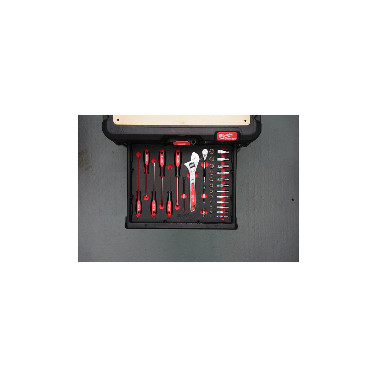 Set inserție spumă antrenor și tubulare pentru cutia cu sertare PACKOUT™ Milwaukee