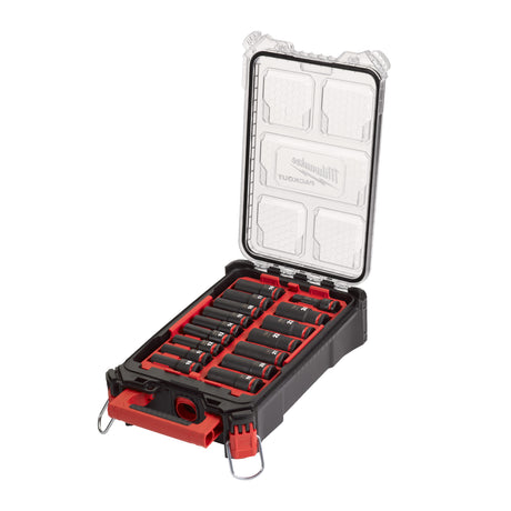 Milwaukee 1/2" PACKOUT impact socket set - 16 pc 4932480943