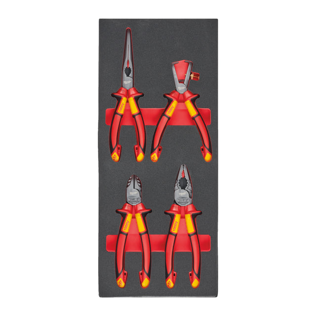 Milwaukee Set 4 bucăți clești vde în inserție spumă 4932493250