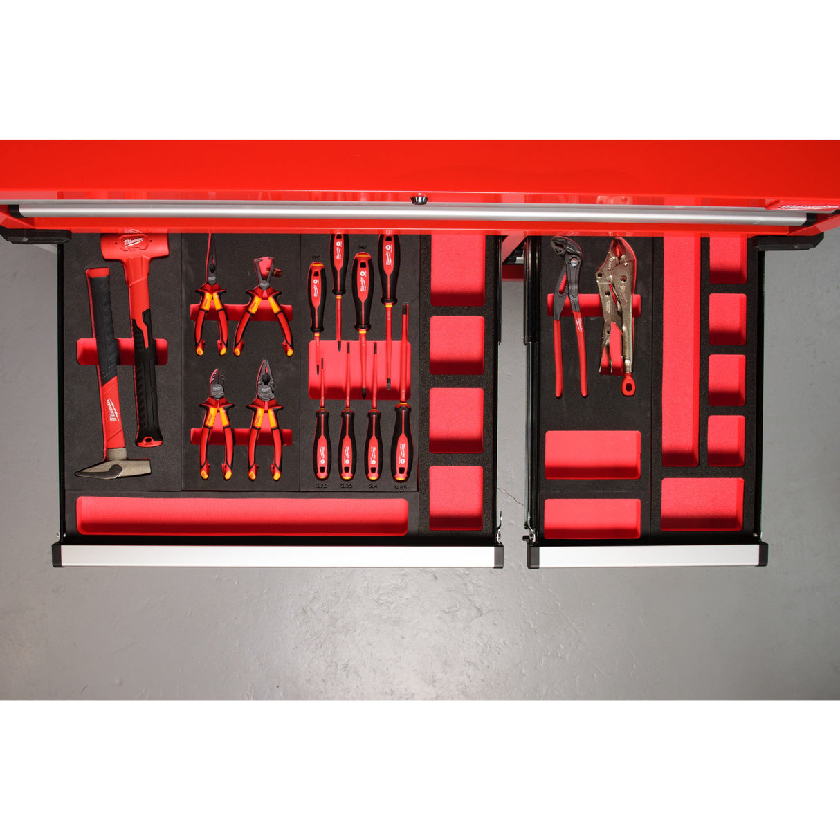 Set inserție spumă clești Milwaukee