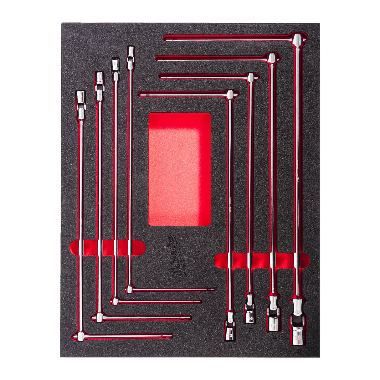 Set inserție spumă chei cu mâner T Milwaukee