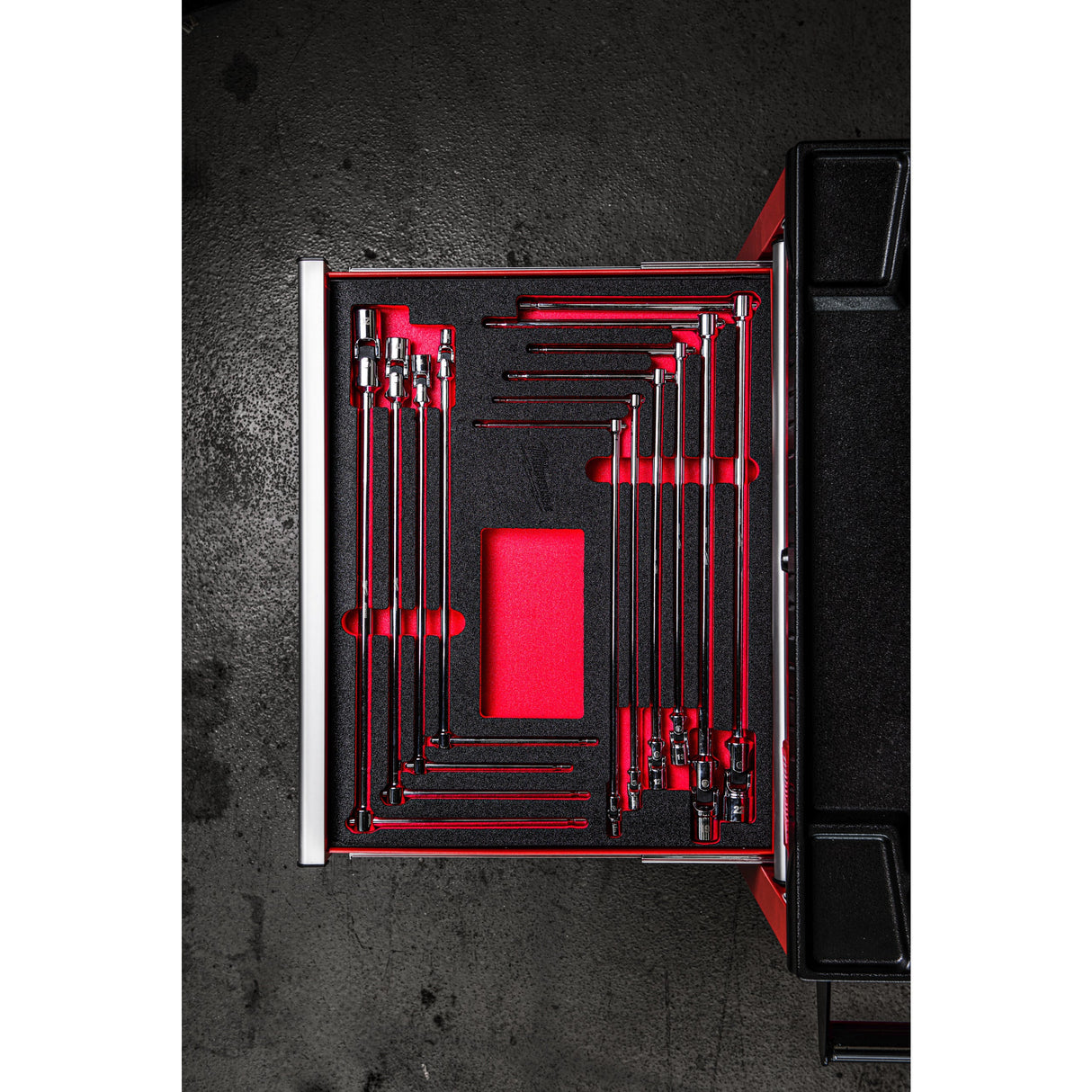 Set inserție spumă chei cu mâner T Milwaukee