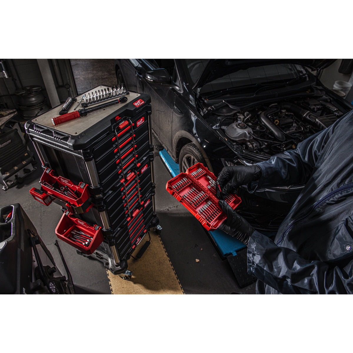 Set PACKOUT™ pentru mecanici Milwaukee