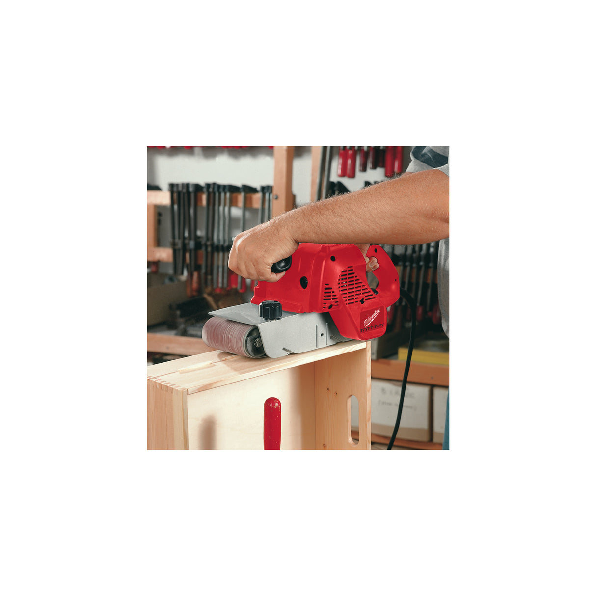 Milwaukee Bs100le mașină de șlefuit electrică cu bandă 4933385150