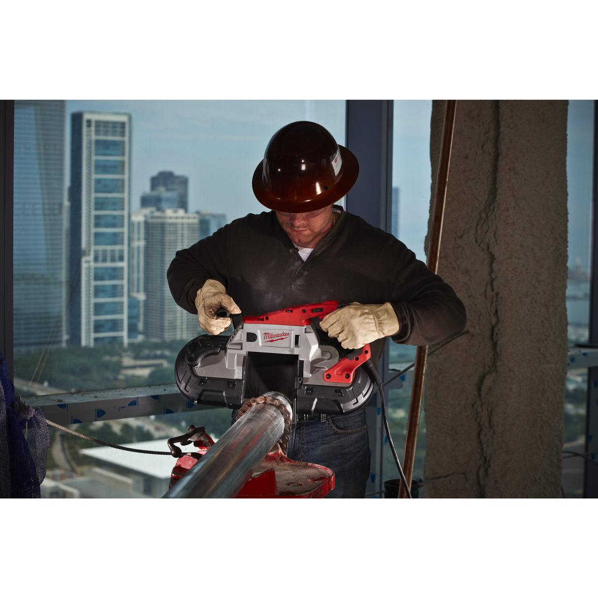 Milwaukee Bs125 fier. bandă cu cablu   4933448245