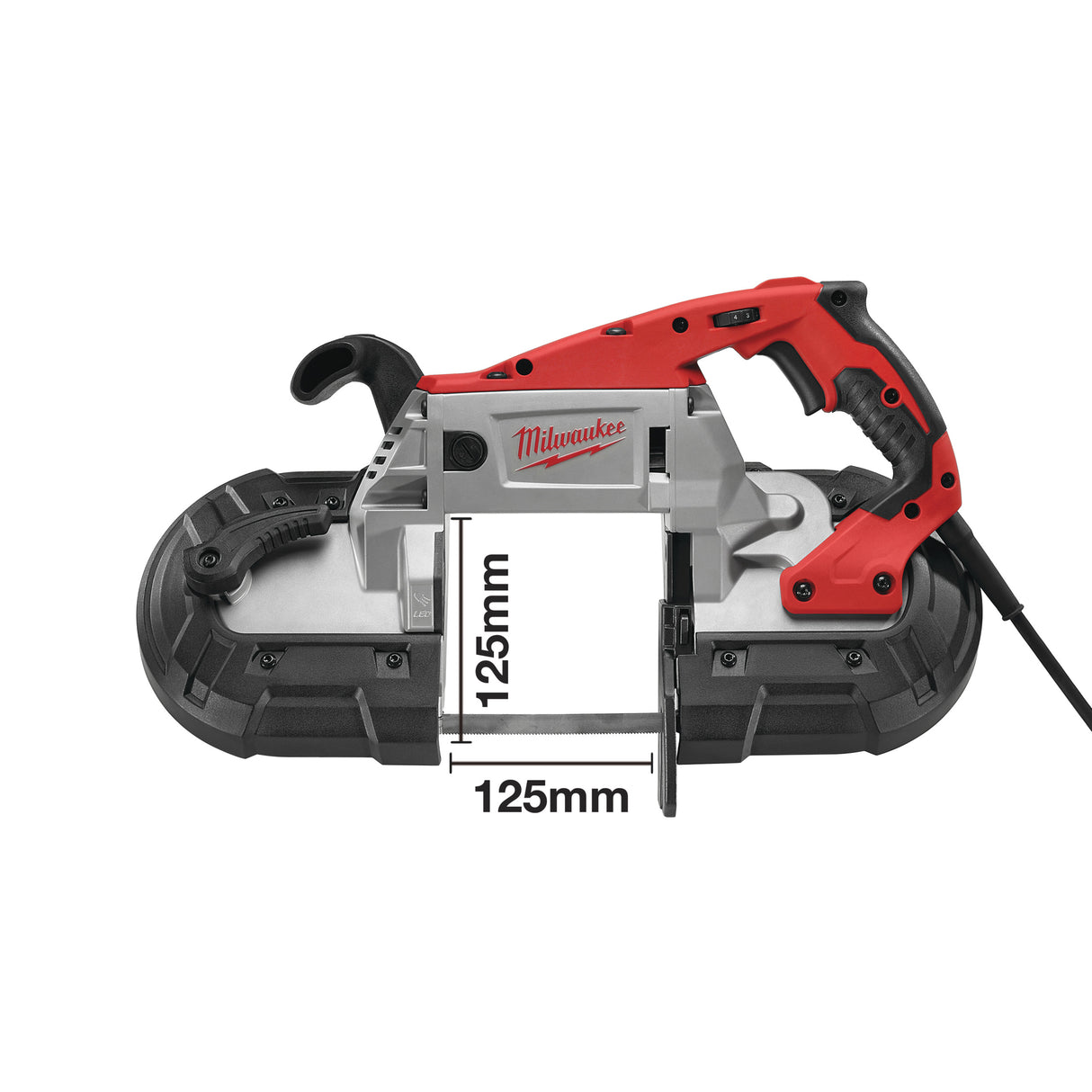 Milwaukee Bs125 fier. bandă cu cablu   4933448245