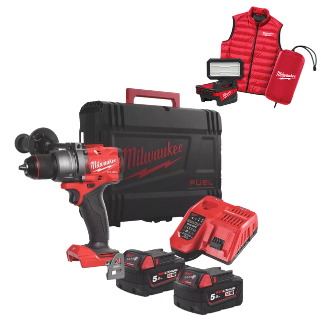Masina de gaurit cu percutie cu 2 acumulatori Milwaukee M18 FPD3MC-502X 4933499451