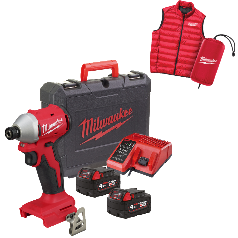 Masina de insurubat cu impact, Milwaukee M18 BLIDRCMC-402C 4933499457
