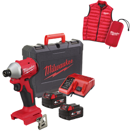 Masina de insurubat cu impact, Milwaukee M18 BLIDRCMC-402C 4933499457