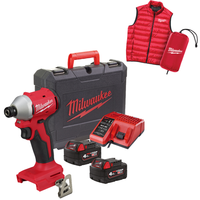 Masina de insurubat cu impact, Milwaukee M18 BLIDRCMC-402C 4933499457