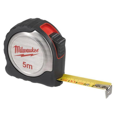 Ruletă de măsurat Milwaukee Silver Compact 5 m, cod 4932451638