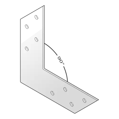 NAS 120 - Colțar plat tip V 120x120x35x2,0 mm