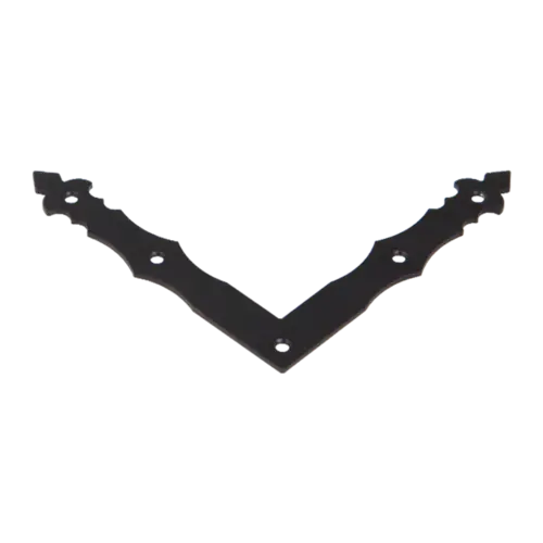 NAD 1 C - Colțar plat decorativ, negru 150x150x25x2,5 mm