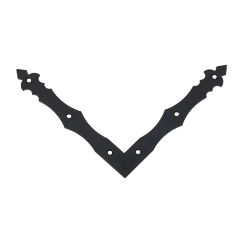 NAD 2 C - Colțar plat decorativ, negru 200x200x30x3,0 mm