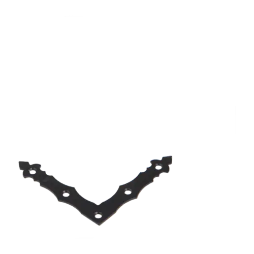 NAD 8 C - Colțar plat decorativ, negru 100x100x15x2,0 mm