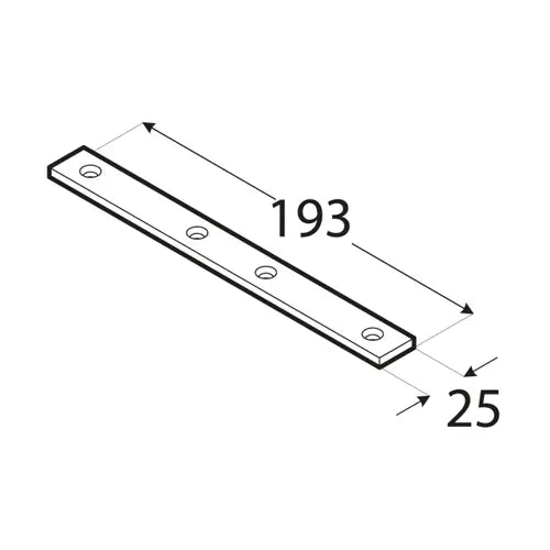 LW5 - Conector îngust 193x24x4,0 mm