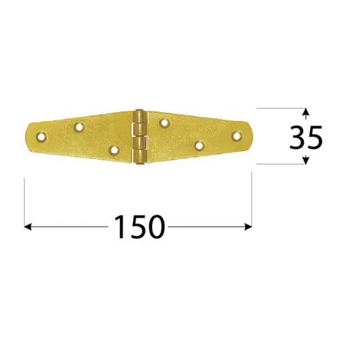 ZTS 150 Balama aripi triunghiulare 150x35x2,0 mm