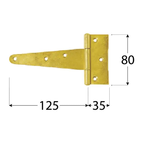 ZT 125 Balama tip T 125x30x80x2,0 mm