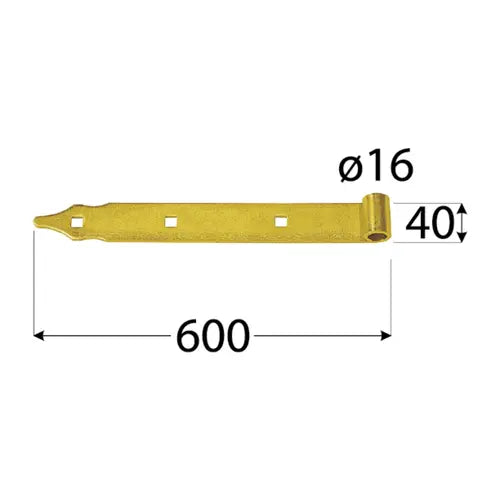 ZP 600 fi 16 Balama de încărcare 600x40/5,0 fi 16 mm