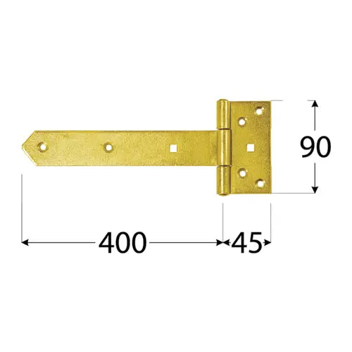 ZB 400 Balama pentru poartă400x45x90x3,0 mm