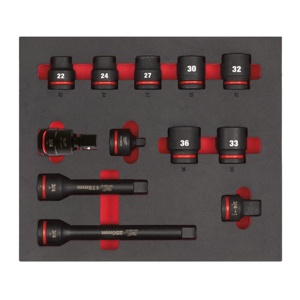Inserție spumă ¾″ SHOCKWAVE™ IMPACT DUTY Milwaukee