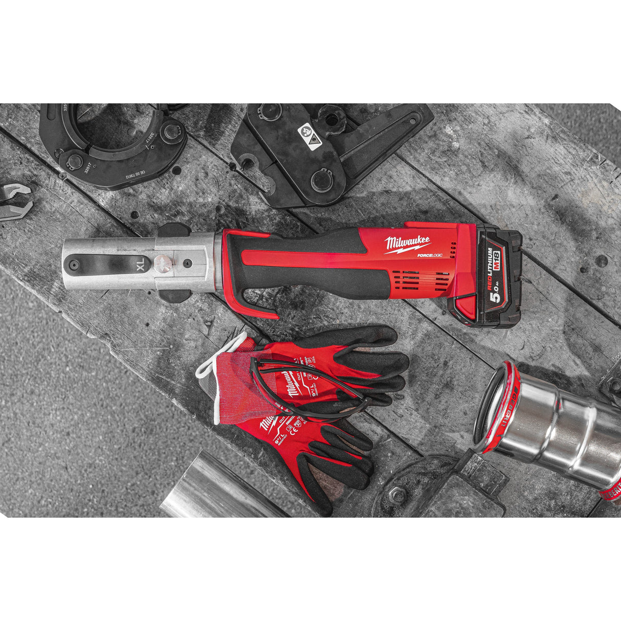 M18 BLHPTXL Presă XL M18™ FORCE LOGIC™ cu motor fără perii Milwaukee