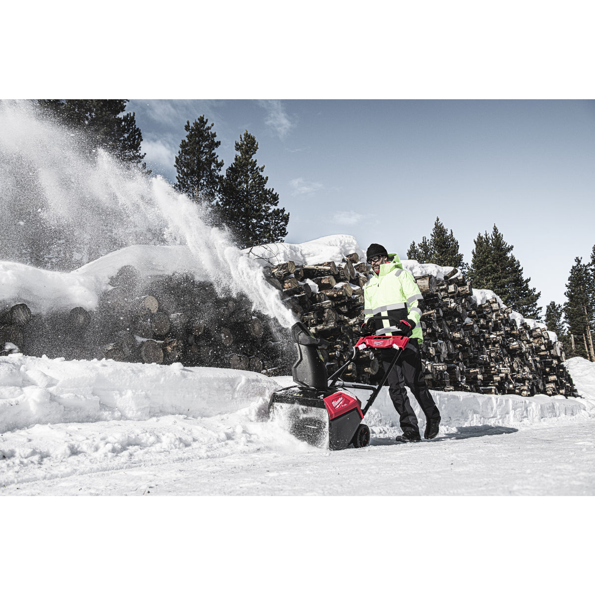 M18F2SSBL Freză de zapadă M18 FUEL™ cu expulzare directă Milwaukee