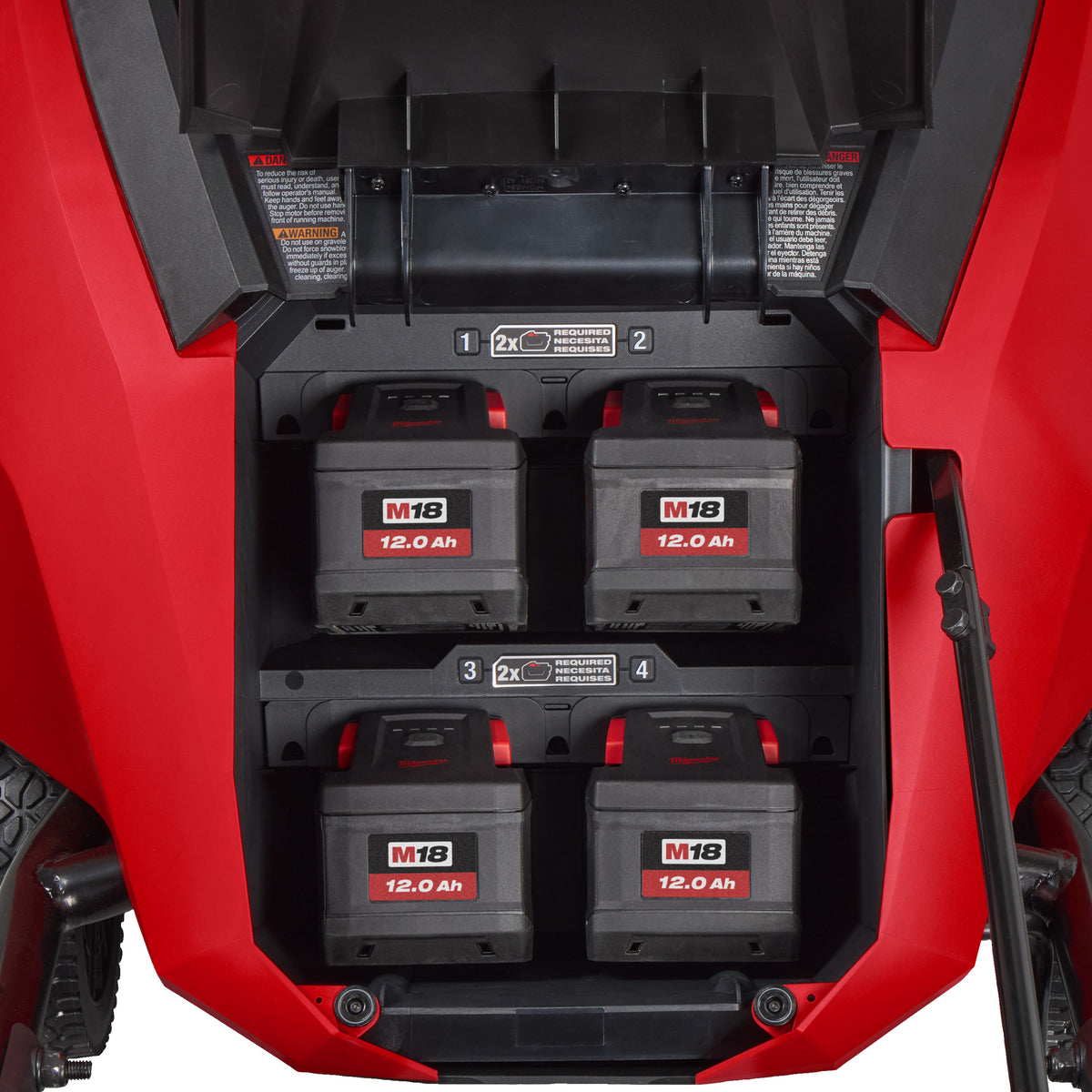 M18F2SSBL Freză de zapadă M18 FUEL™ cu expulzare directă Milwaukee