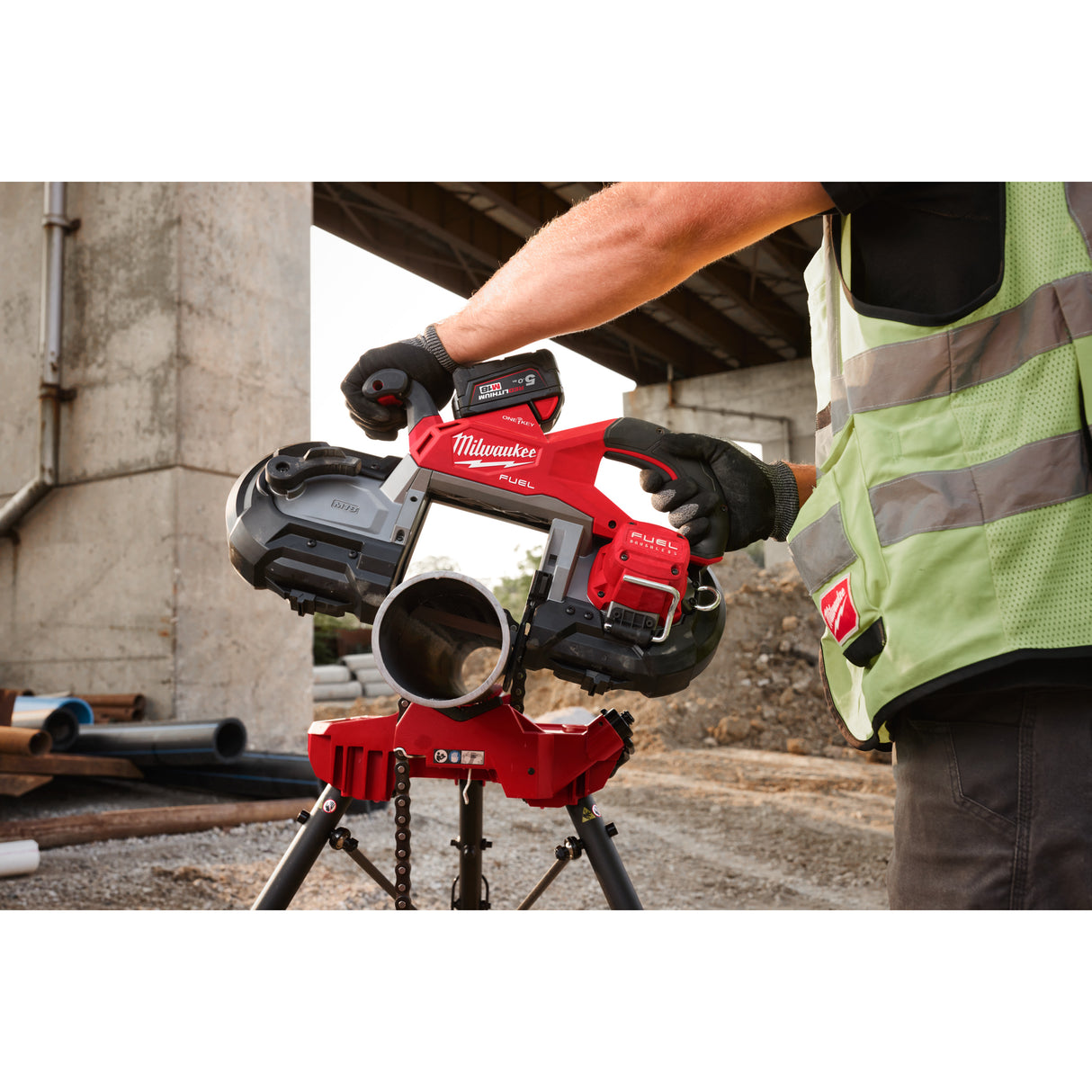 Milwaukee M18FBS127DO-0C Fierăstrău cu bandă pentru tăieri adânci, cu declanșator dublu M18 FUEL™ ONE-KEY™ 4933498311