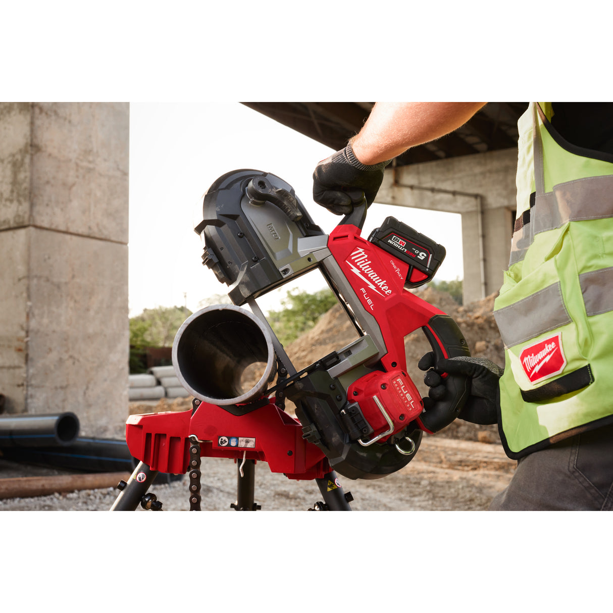 Milwaukee M18FBS127DO-0C Fierăstrău cu bandă pentru tăieri adânci, cu declanșator dublu M18 FUEL™ ONE-KEY™ 4933498311