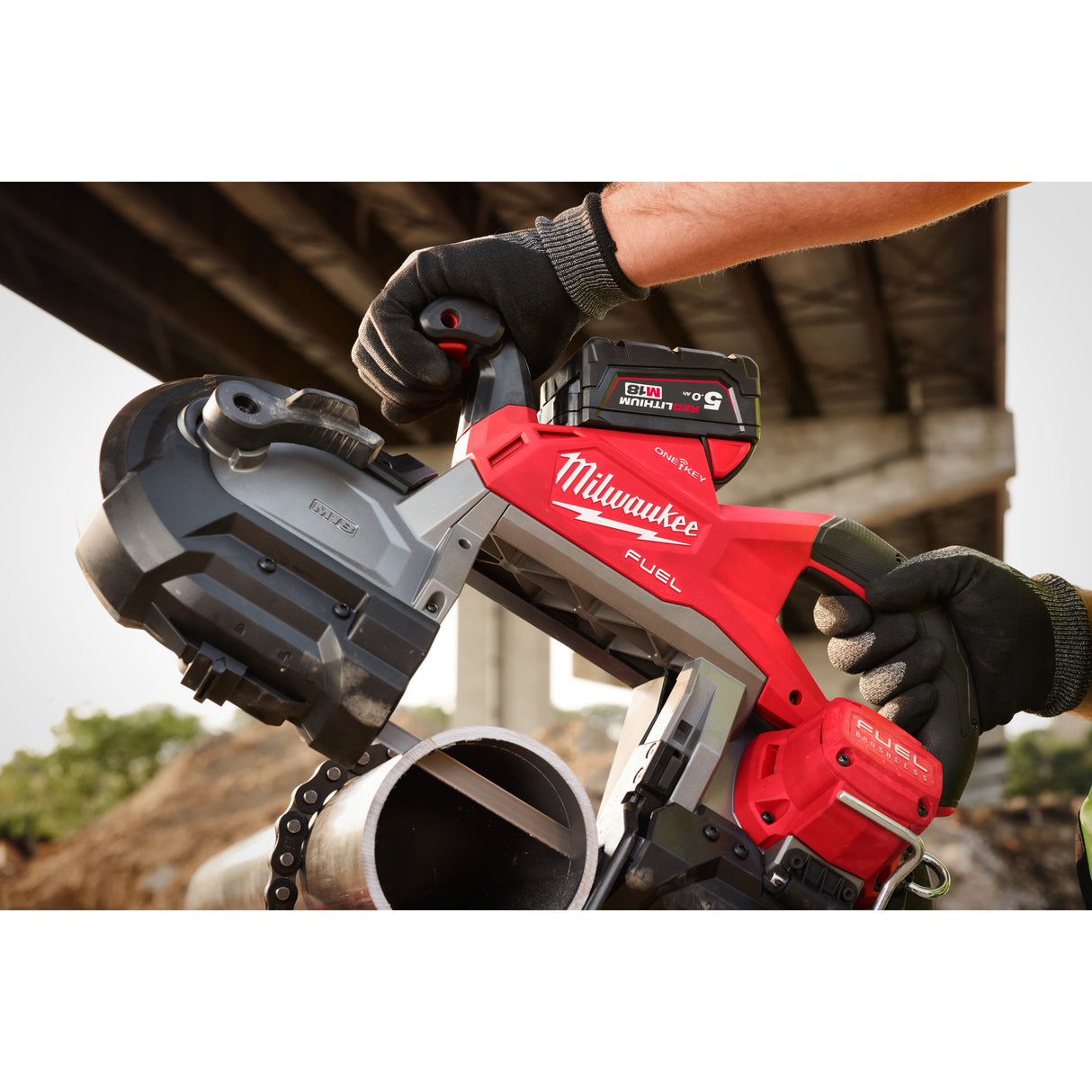 Milwaukee M18FBS127DO-0C Fierăstrău cu bandă pentru tăieri adânci, cu declanșator dublu M18 FUEL™ ONE-KEY™ 4933498311