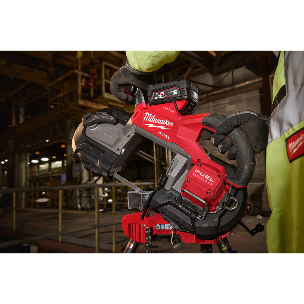 Milwaukee M18FBS127DO-0C Fierăstrău cu bandă pentru tăieri adânci, cu declanșator dublu M18 FUEL™ ONE-KEY™ 4933498311