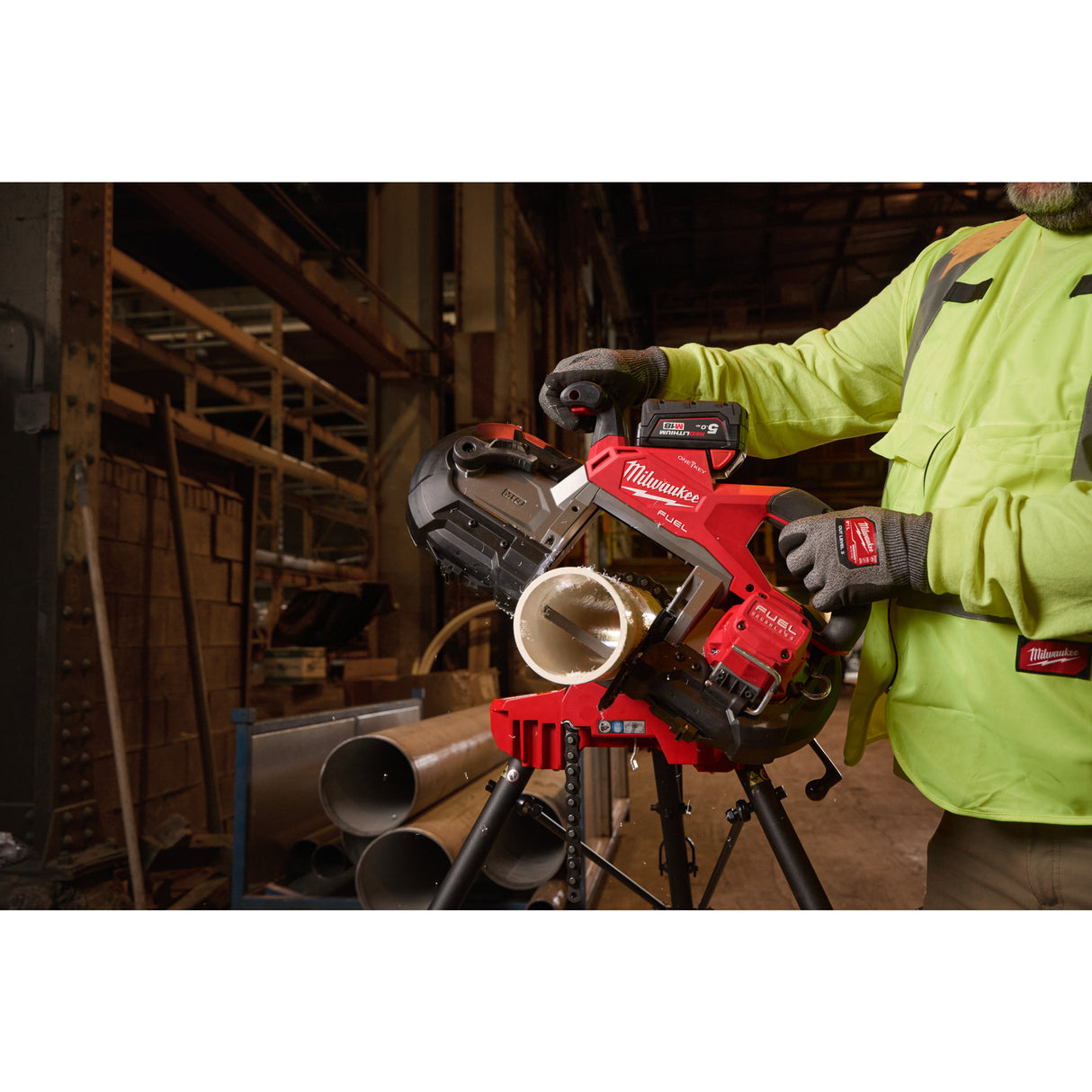 Milwaukee M18FBS127DO-0C Fierăstrău cu bandă pentru tăieri adânci, cu declanșator dublu M18 FUEL™ ONE-KEY™ 4933498311