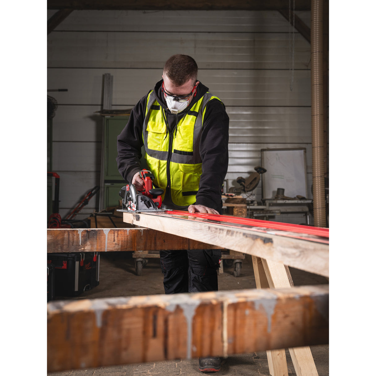 M18 FCS66GR3 Fierăstrău circular M18 FUEL™ compatibil cu șina de ghidare Milwaukee