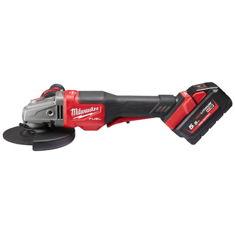 M18 FHSAG125XPDB Polizor unghiular de înaltă performanță, de 125 mm, cu frânare, cu comutator tip clapetă, M18 FUEL™ Milwaukee