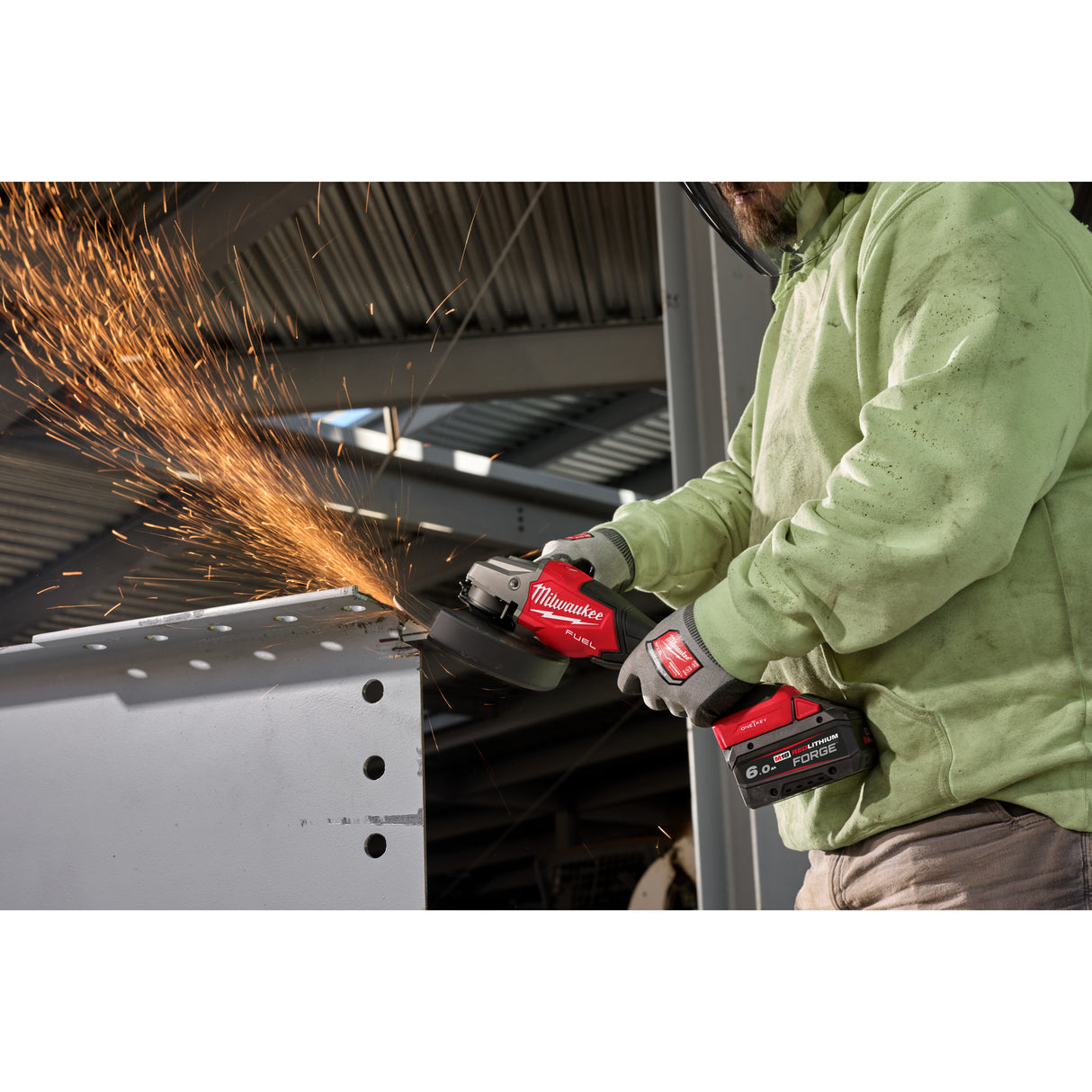 Milwaukee 4933498942 M18 FHSAGO180VXPDB2-0X Polizor unghiular de înaltă performanță, 180 mm cu frânare, viteză variabilă și one-key™ M18 FUEL™